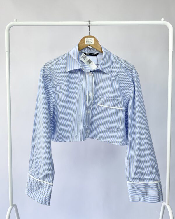 Camisa azul ZARA - M *nunca usada*