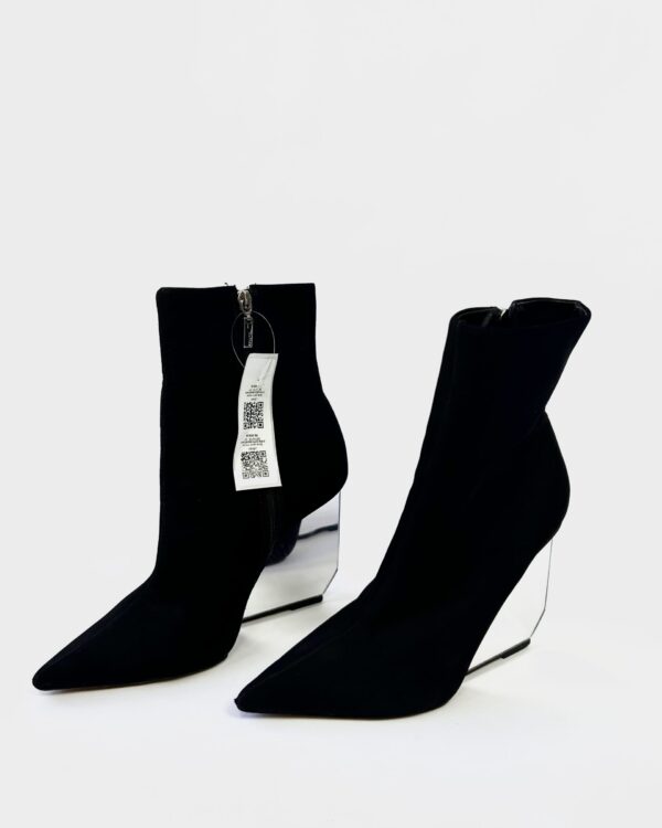 Bota cano medio preta salto espelhado SCHUTZ - 37 - VENDIDO SISTEMA OTTO