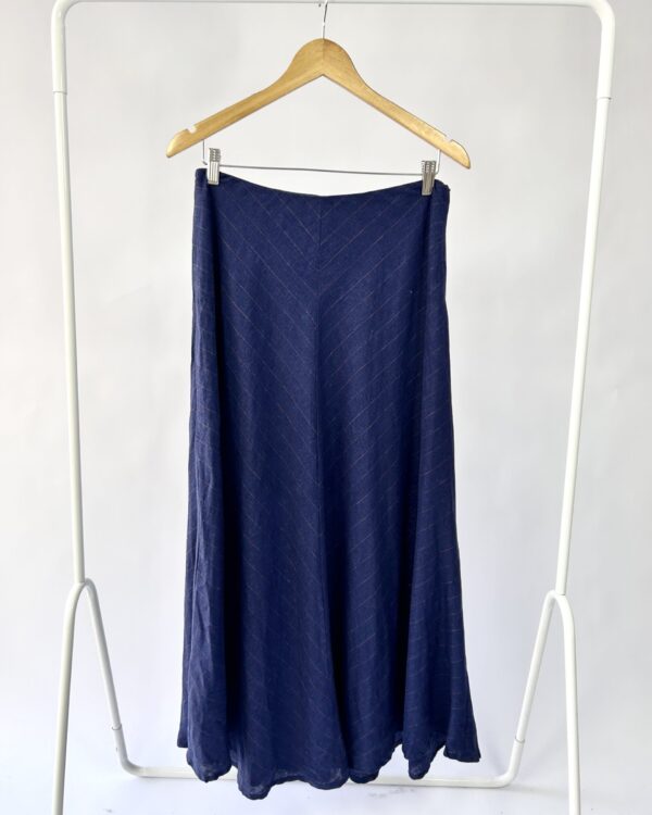 Saia longa azul com listras GARAGE - M - VENDIDO SISTEMA OTO