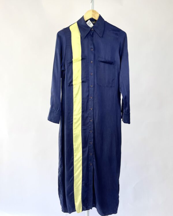 Chemise azul marinho e verde ABRAND - 36 - VENDIDO SISTEMA OTO