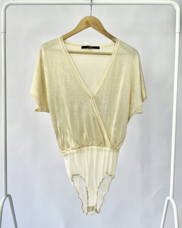 Body dourado EVA - P - VENDIDO SIST OTO