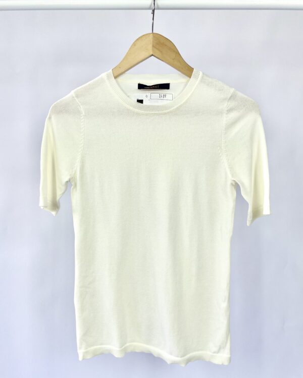 Blusa off white de tricot ANIMALE - P - VENDIDO SIST OTO