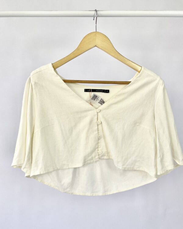 Blusa branca de manga MARIA FILO - PP - VENDIDO SISTEMA OTO