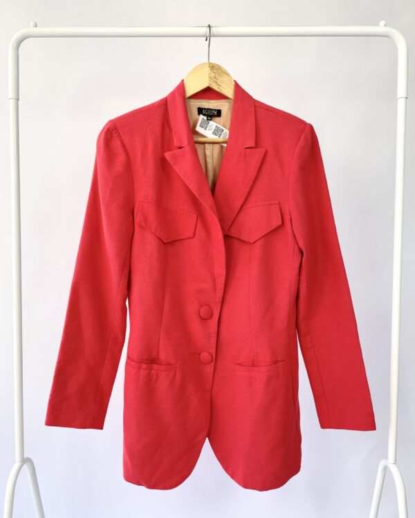 Blazer vermelho  AGILITÁ - 36 - VENDIDO SISTEMA OTO