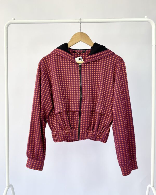 Casaco quadriculado rosa e laranja OH BOY - P