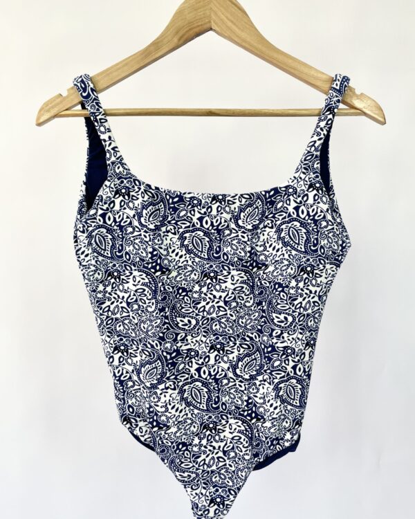 Maio branco com estamp azul CIA MARITIMA - P - VENDIDO SISTEMA OTO