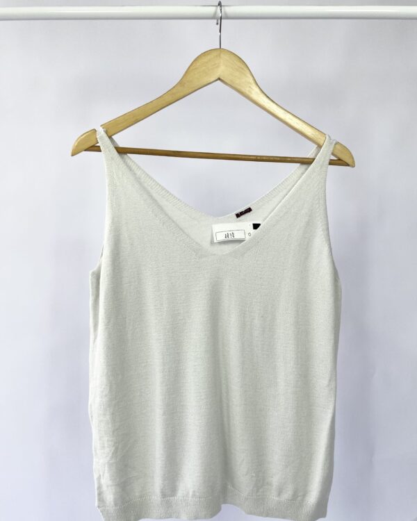 Regata cinza tricot VERVE - P - VENDIDO SIST OTO