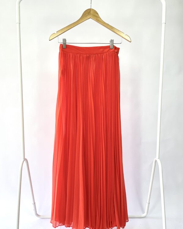 Saia laranja plissada transparente FABULOUS AGILITÁ - 36 - VENDIDO SISTEMA OTO