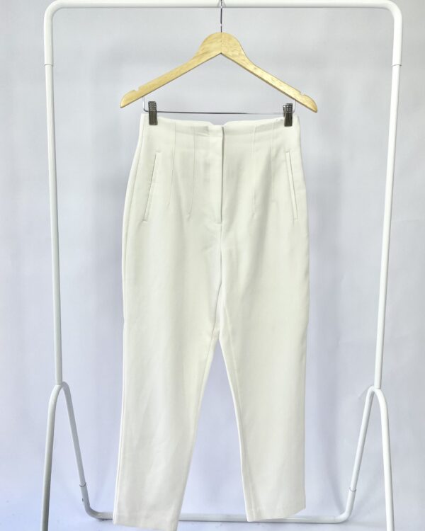 Calça branca alfaiataria ZARA - M