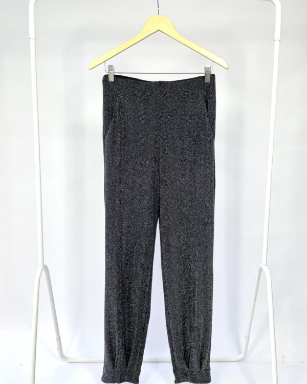 Calça lurex preta ANIMALE - P *NUNCA USADA* - VENDIDO SISTEMA OTTO