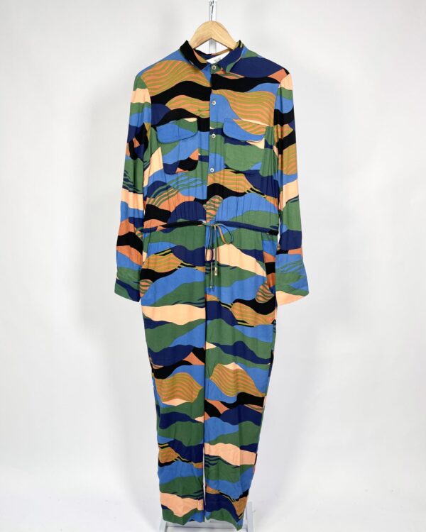 Macacão colorido com manga CANTÃO - G - VENDIDO SISTEMA OTO