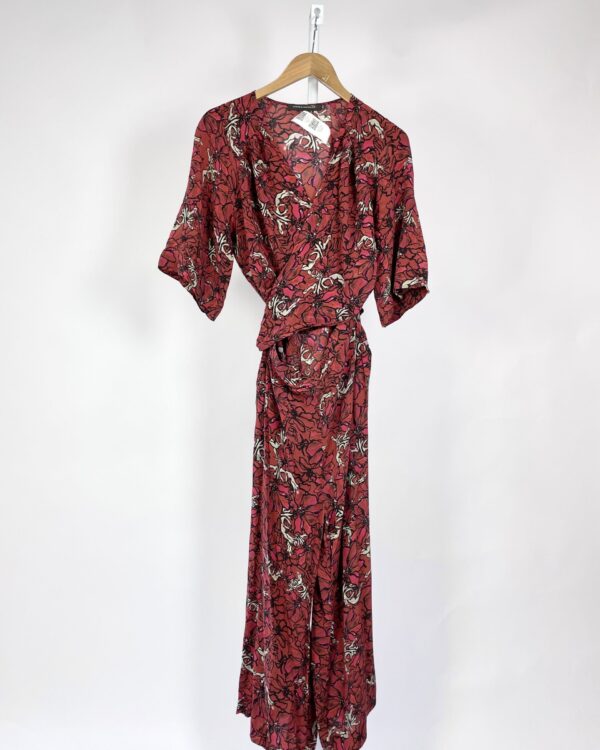 Macacão vermelho e preto ANDREA MARQUES - 42 - VENDIDO SIST OTO