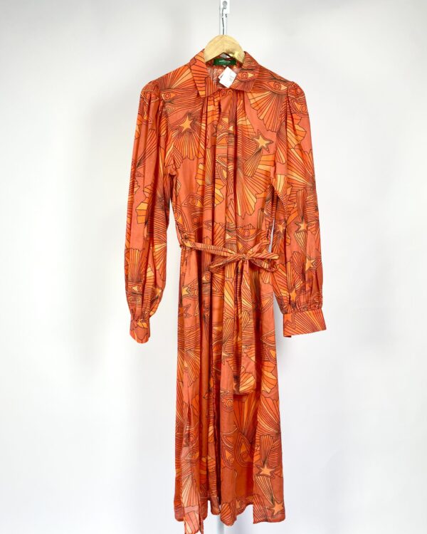 Chemise laranja estampada MADNOMAD - M