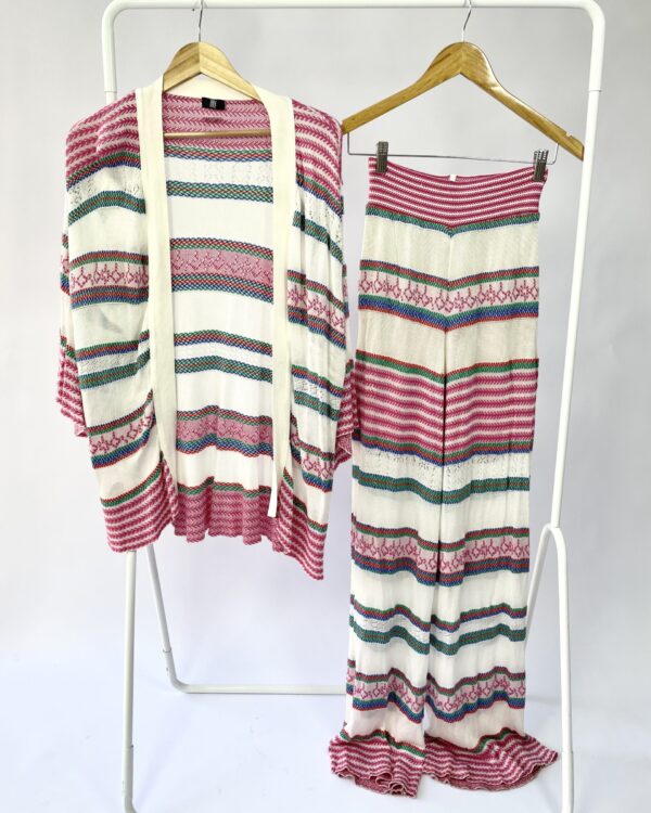 Conjunto kimono e calça MILA - P - VENDIDO SISTEMA OTO