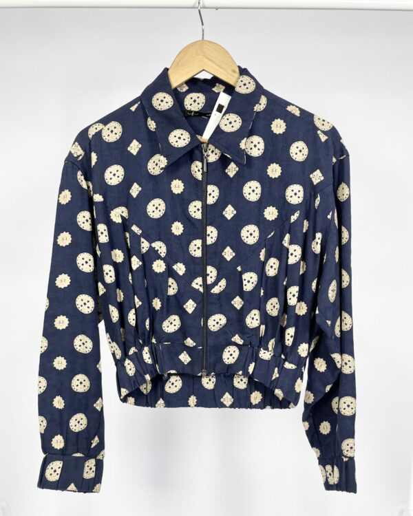 Bomber azul com estampas MARIA FILO - M