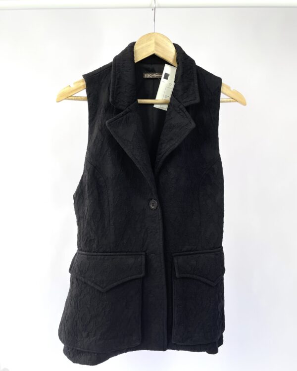 Colete preto BOBO - P - VENDIDO SISTEMA OTO