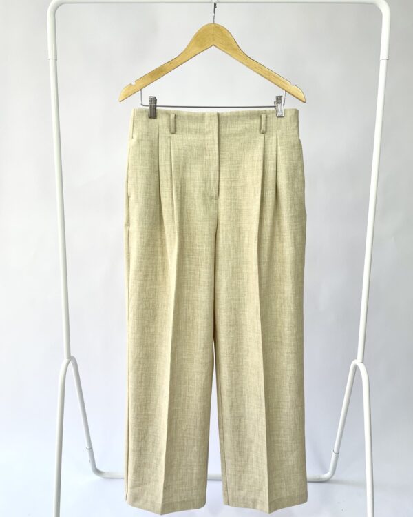 Calça alfaiataria bege ZARA - G - VENDIDO SISTEMA OTO