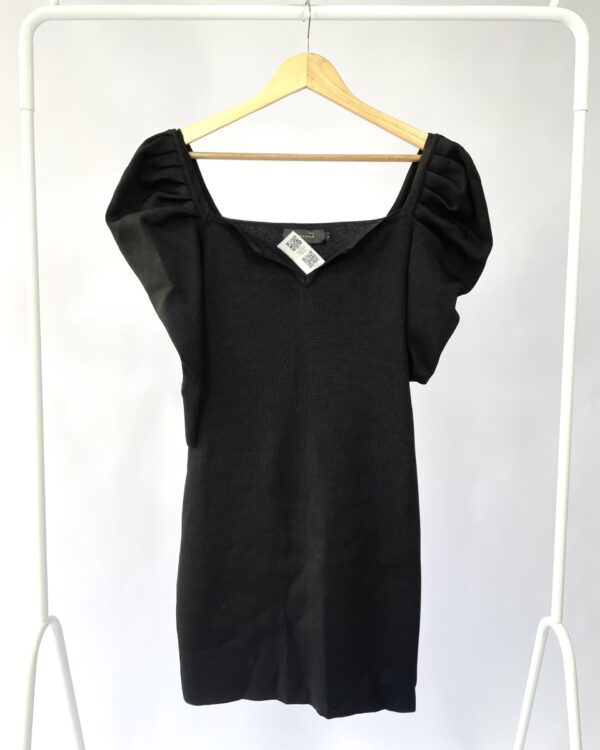 Vestido preto curto manga bufante MARIA FILO - P - VENDIDO SISTEMA OTO