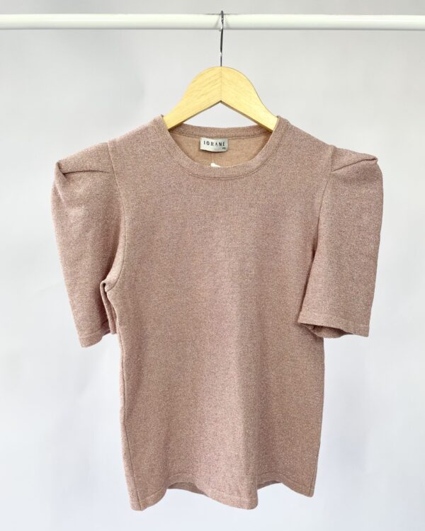 Blusa rose brlhos IORANE - P - VENDIDO SISTEMA OTO