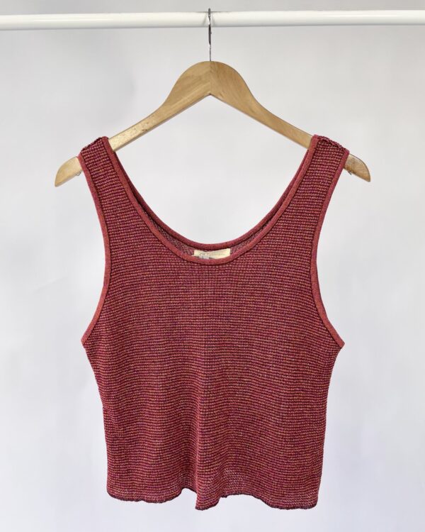 Regata vermelha com lurex NV -PP - VENDIDO SIST OTO