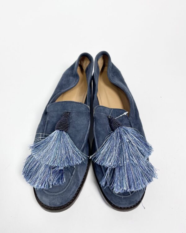 Mocassim com barbicacho azul BOTTI - 40 - VENDIDO SISTEMA OTO