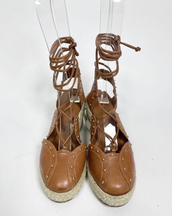 Rasteira tachas amarração ZARA - 36 -VENDIDO SISTEMA OTO