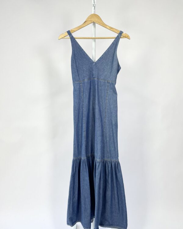 Vestido longo jeans SACADA - 36 - VENDIDO SISTEMA OTO