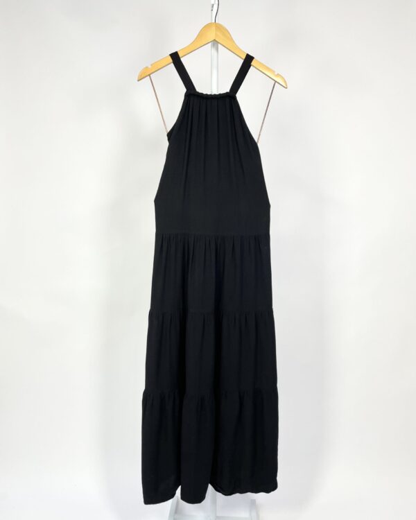 Vestido longo preto SACADA - 38 - VENDIDO SISTEMA OTTO