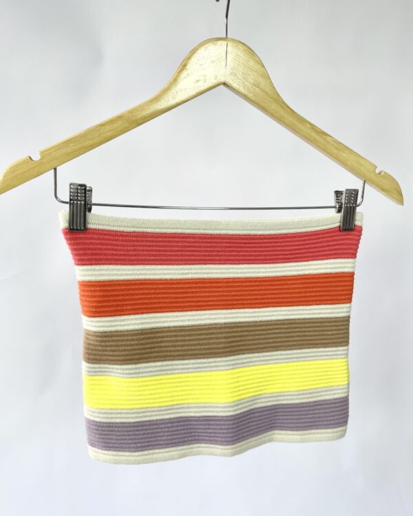 Croped sem alça malha cores DRES TO - P - VENDIDO SISTEMA OTO