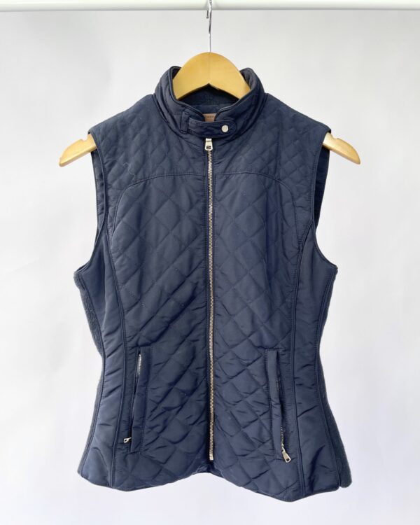 Colete matelasse azul marinho ZARA - P - VENDIDO SISTEMA OTO