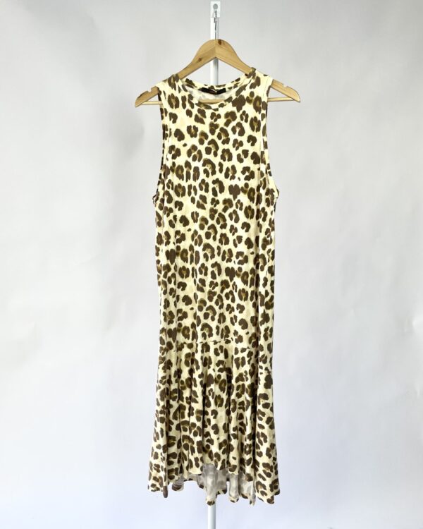 Vestido malha onça ANIMALE - P - VENDIDO SISTEMA OTO