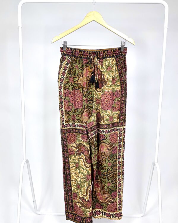 Calça tons terrosos com lurex FARM - P - VENDIDO SISTEMA OTO