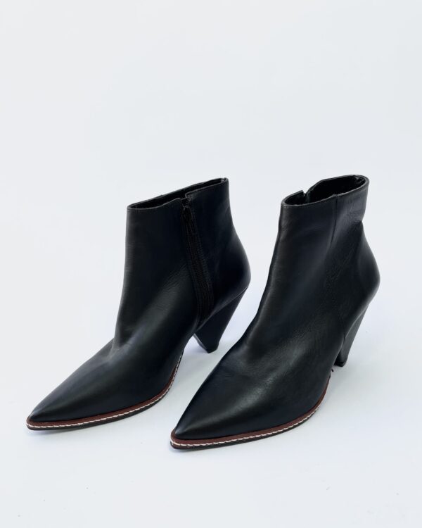 Bota preta couro OPEN - 36 - VENDIDO SISTEMA OTO