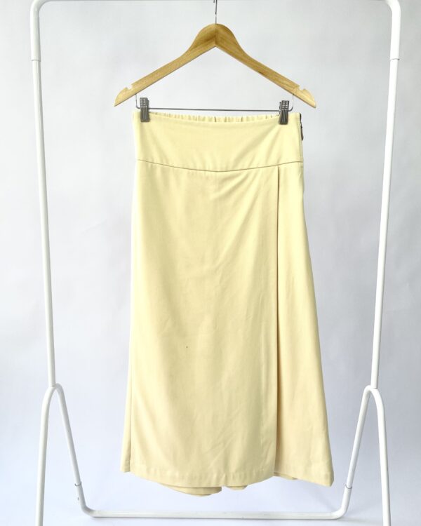 Calça com sobreposiçao amarela MIXED - 36