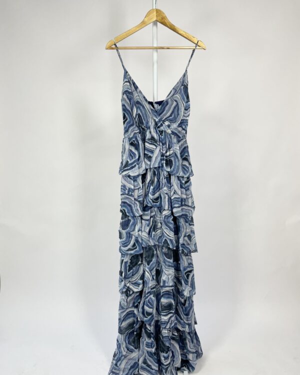 Vestido alça funghi azul HORTO - 36 *nunca usado* - VENDIDO SISTEMA OTO