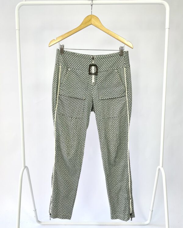 Calça estampada com ziper na bainha ANIMALE - 38 - VENDIDO SISTEMA OTO