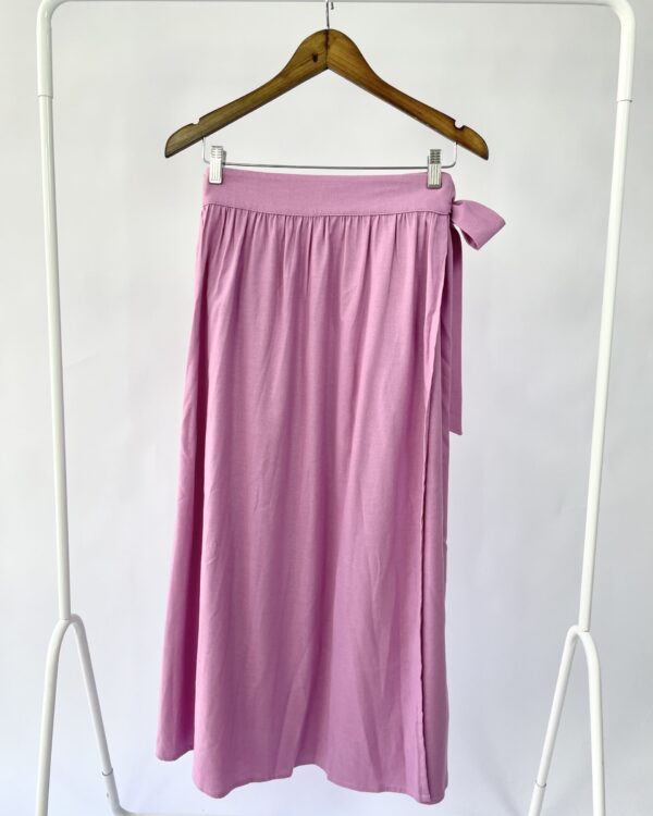 Saia midi rosa PURA - P - VENDIDO SISTEMA OTO