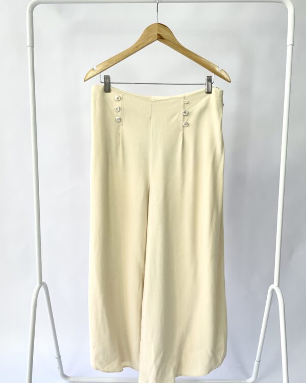 Calça bege com detalhes CRIS BARROS - 42