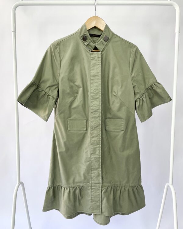 Vestido curto verde musgo ANIMALE - 40 - vendido sistema oto