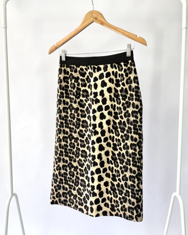 Saia midi de onça ZARA - P - VENDIDO SISTEMA OTO