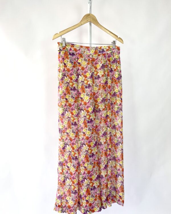 Calça florida transparente ZARA - G - VENDIDO SIST OTO