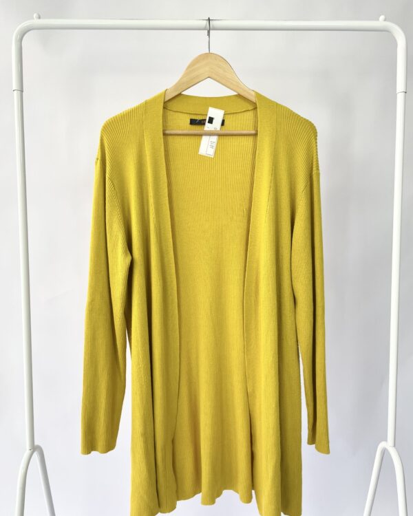 Cardigan tricot mostarda ANIMALE - G - VENDIDO SISTEMA OTO