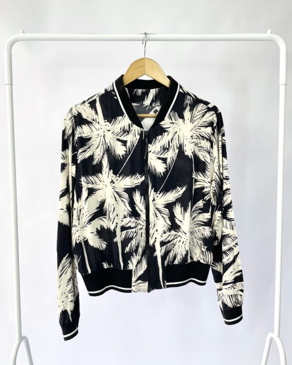 Jaqueta estampada p&b ANIMALE  - P - VENDIDO SISTEMA OTO