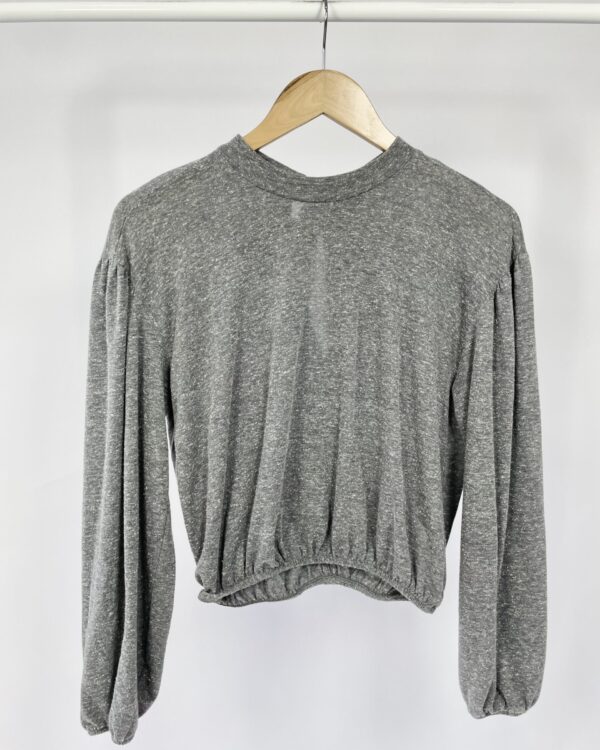 Blusa croped cinza MIXED - P