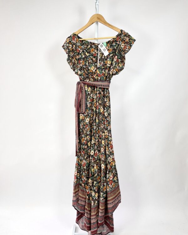 Vestido longo florido FARM - P - VENDIDO SISTEMA OTO