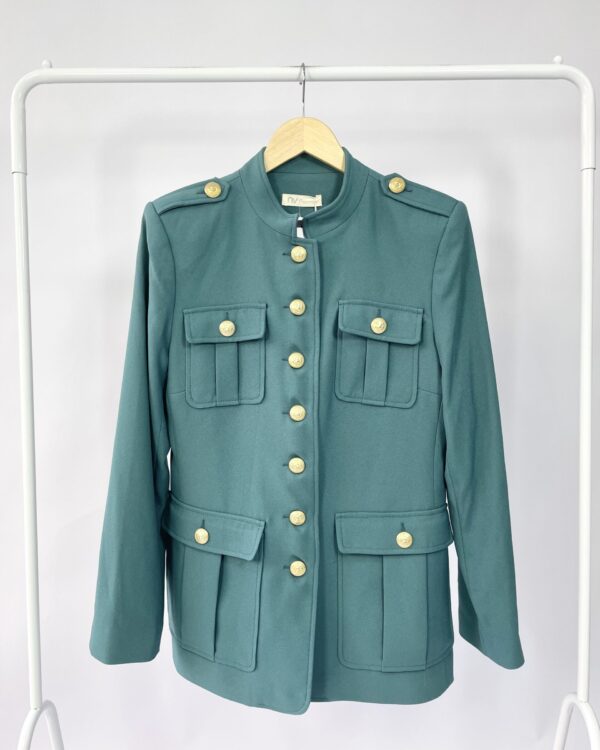 Casaco verde com detalhes botões NV - G *nunca usado* VENDIDO SISTEMA OTO