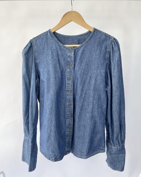 Camisa jeans MARIA CABALEIRO - G *nunca usado* VENDIDO SISTEMA OTO