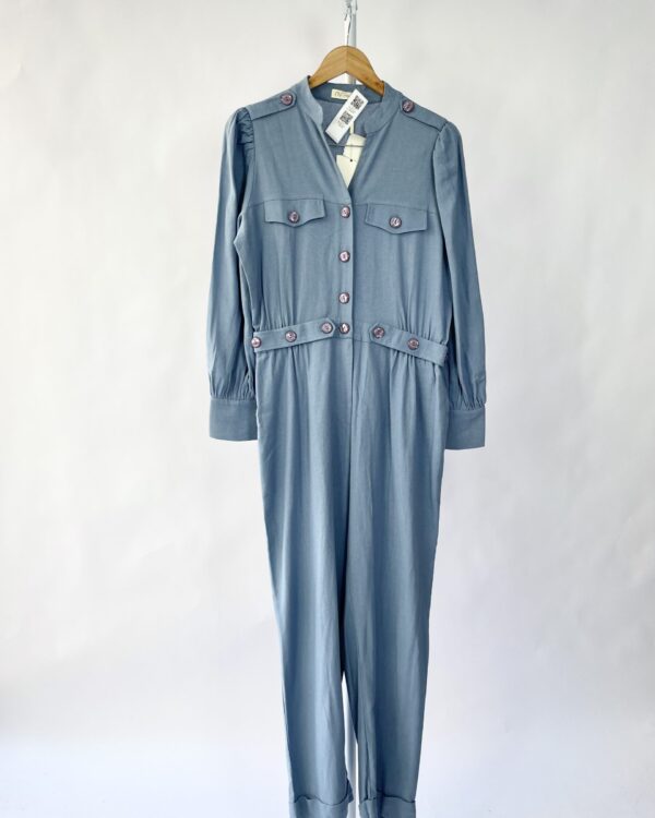 Macacão azul NV - G *nunca usado* - VENDIDO SIST OTO