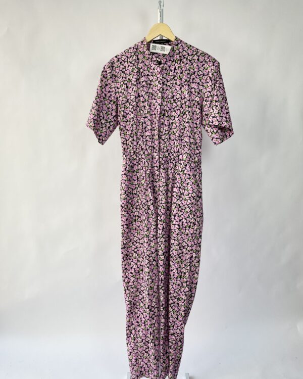 Macacão preto estamp flores ANDREA MARQUES - 42 - VENDIDO SISTEMA OTO