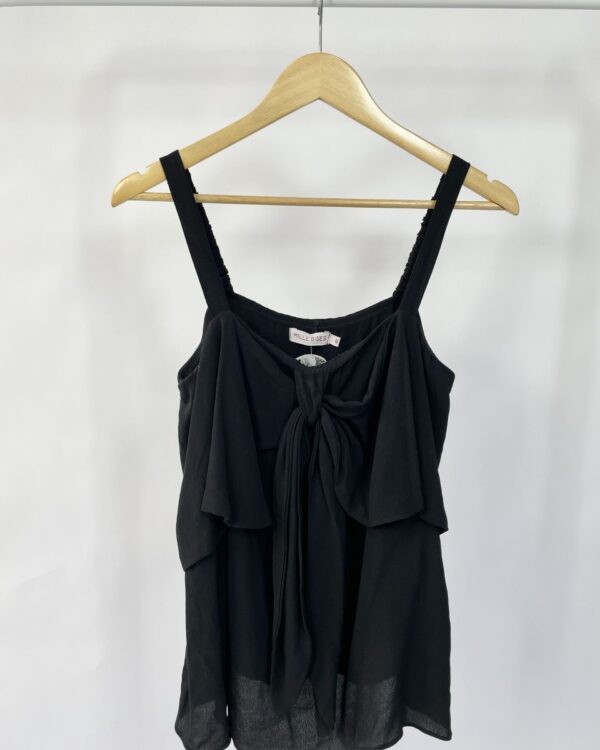 Regata preta com babados MILLE BISES - G - VENDIDO SISTEMA OTO